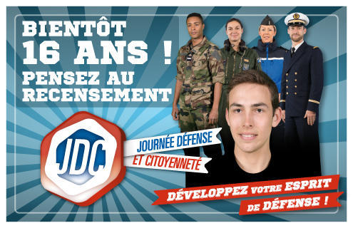 Bientôt 16 ans ! Pensez au recensement